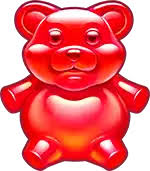 Red gummy bear symbol