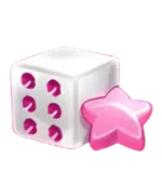 Dice Pink Star symbol