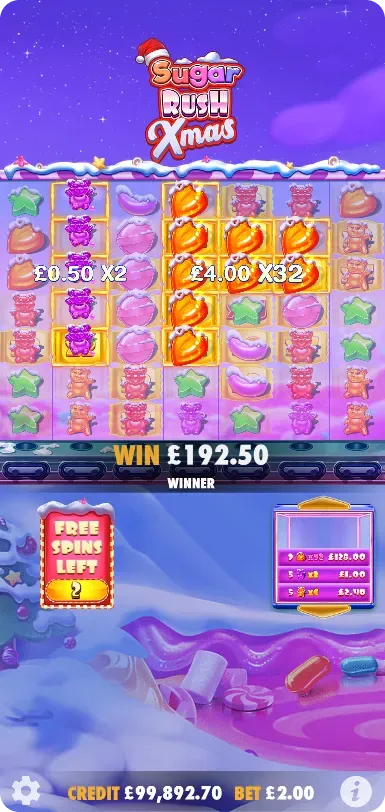 Sugar Rush Xmas Max Win